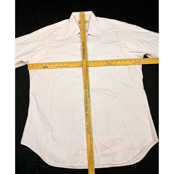 Paul Stuart Dress shirt Pink Button Down Long Sleeve Men's 16.5 L Nice - Picture 4 of 5